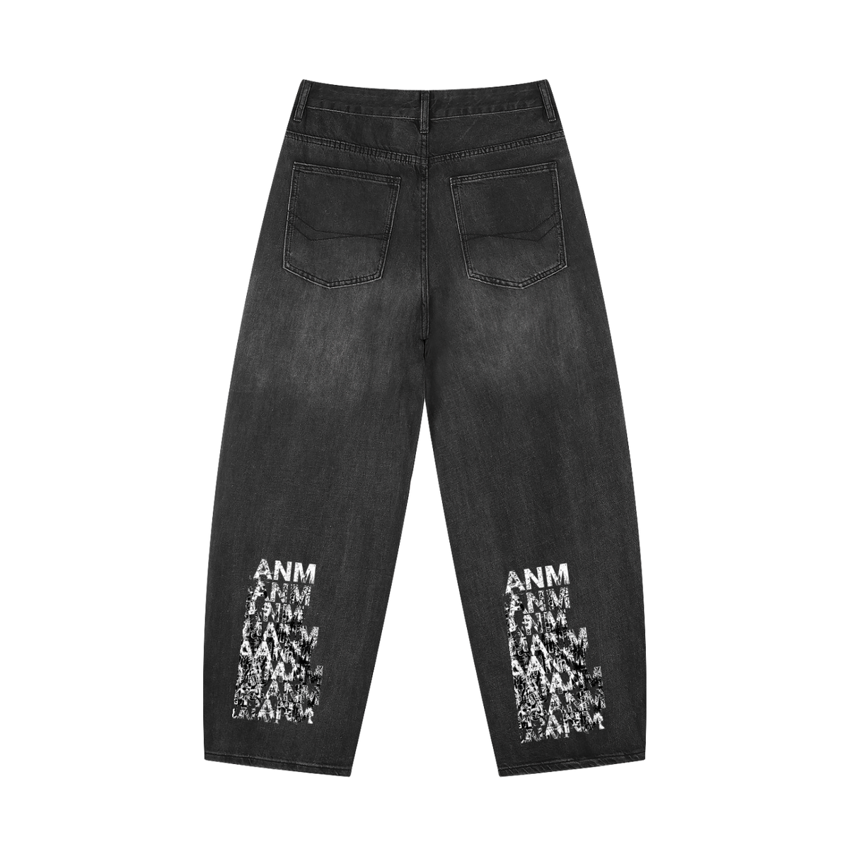 Sunfade Vintage Wash Barrel Leg Jeans